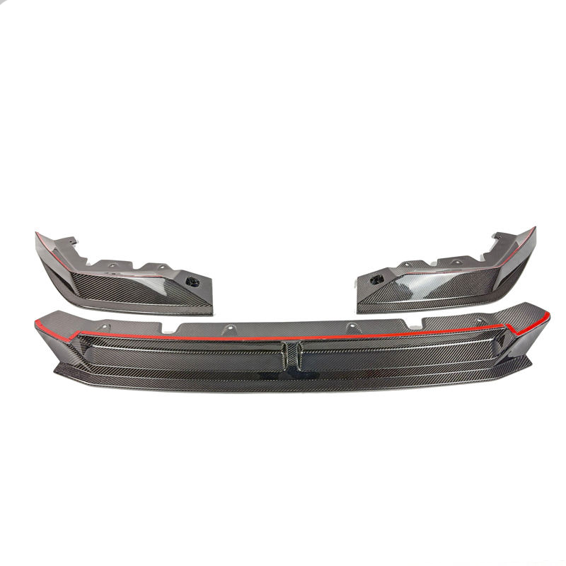 BMW M5 G90 / G99 AP Style Dry Carbon Fiber Front Bumper Splitter