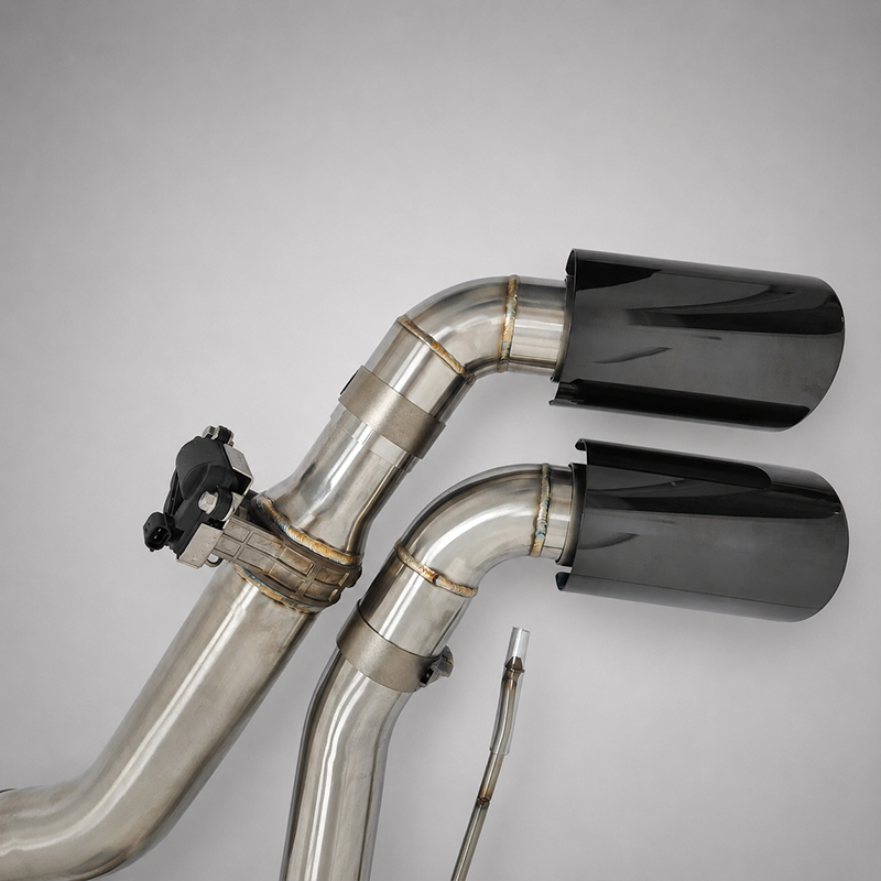 BMW X5M F95 LCI / X6M F96 LCI S68 4.4T SS304 Valved Catback Exhaust System with Z-Pipe