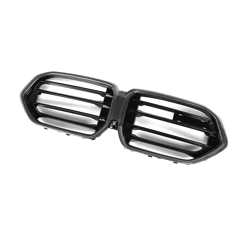 BMW G06 X6 F95 X5 M F96 X6 M LCI M Style Dry Carbon Fiber Front Kidney Grilles