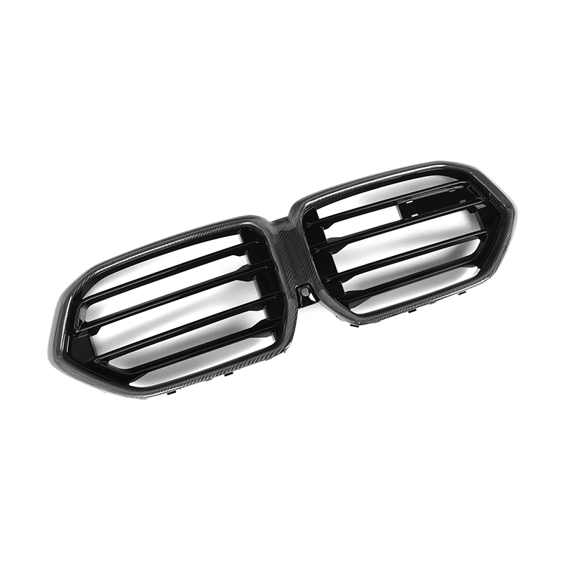 BMW G06 X6 F95 X5 M F96 X6 M LCI M Style Dry Carbon Fiber Front Kidney Grilles