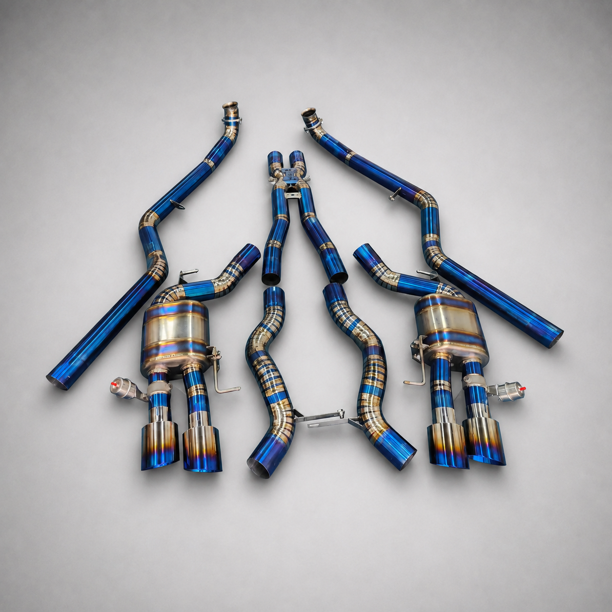 BMW M5 F10 / M6 F06 / F12 / F13 S63 4.4TT V8 Titanium Valvetronic Catback Exhaust System