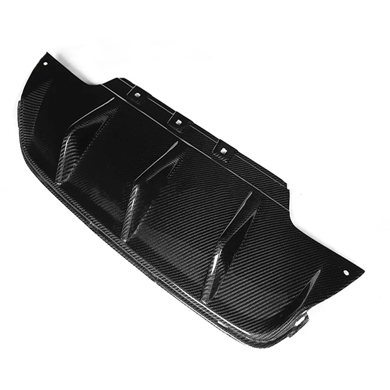 BMW F06 F12 F13 M6 V Style Dry Carbon Fiber Rear Bumper Diffuser