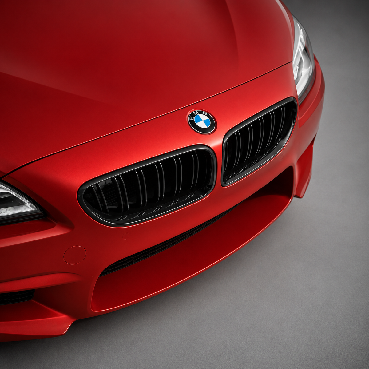 BMW F06 F12 F13 M6 6 Series Double Slat Dry Carbon Fiber Front Kidney Grilles