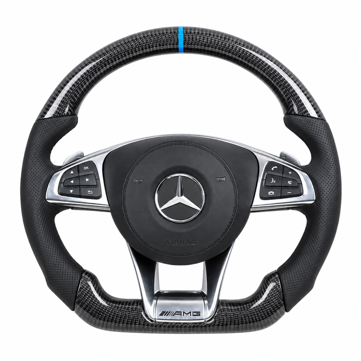 Mercedes-Benz 2017 AMG Performance Style Custom Steering Wheel | 2010+ Models