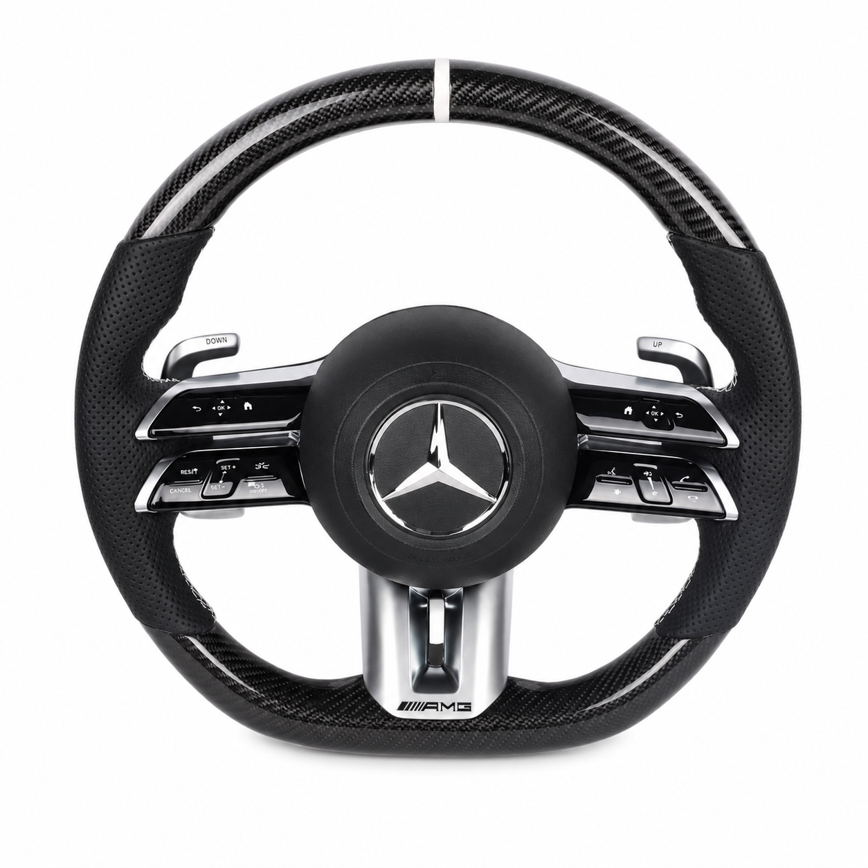 Mercedes-Benz 2023 AMG Style Custom Steering Wheel | 2010+ Models