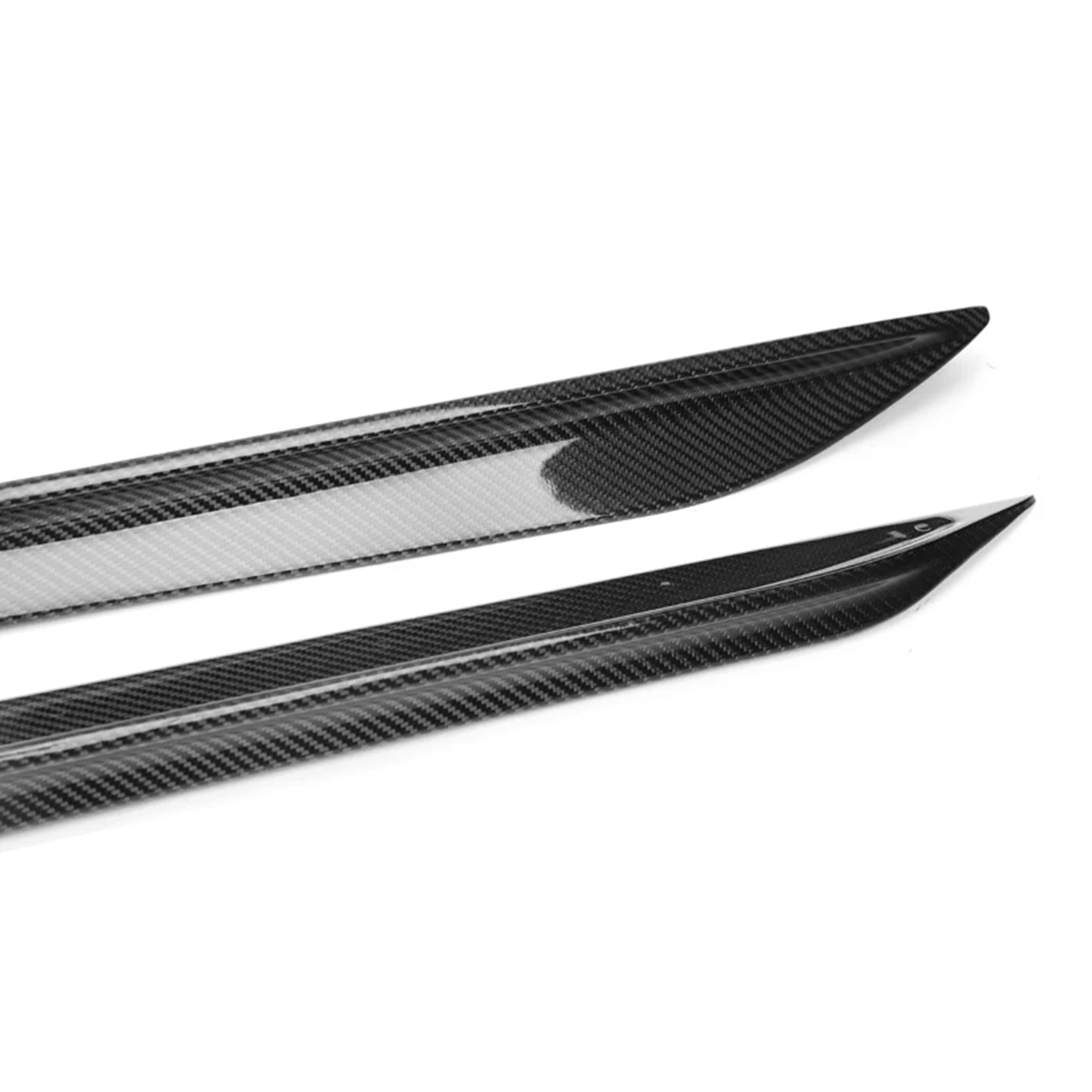 BMW G20 G28 3 Series MP Style Dry Carbon Fiber Side Skirt Extensions