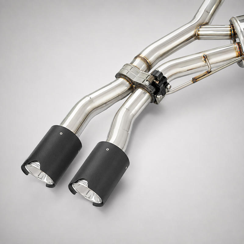 BMW X5M F95 / X6M F96 Pre-LCI S63 4.4T SS304 Valved Catback Exhaust System