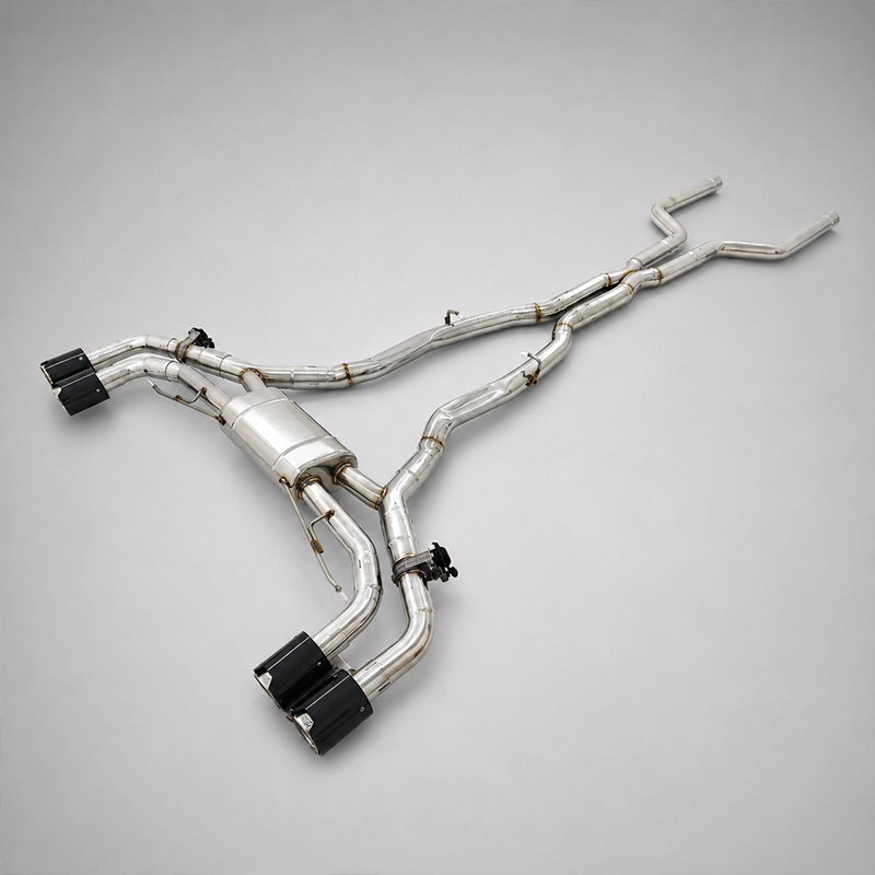 BMW X5M F95 / X6M F96 Pre-LCI S63 4.4T SS304 Valved Catback Exhaust System