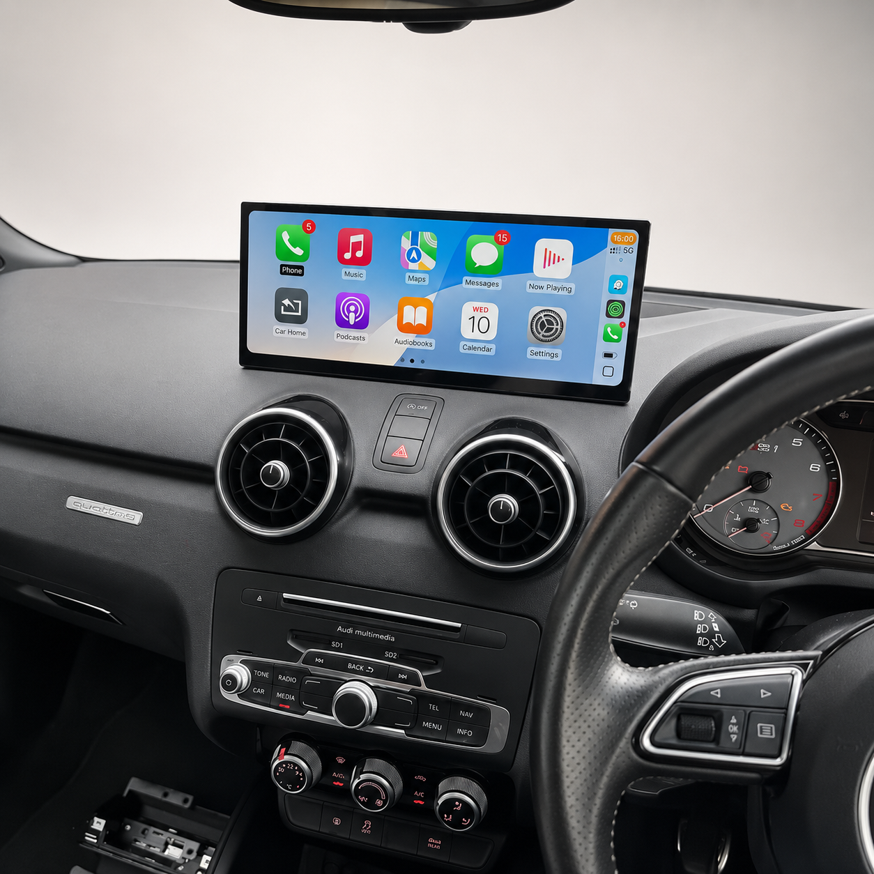 Audi A1 / S1 8X 12.3" Apple CarPlay & Android Auto Touchscreen Display