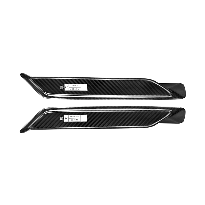 BMW M5 G90 / G99 Style Dry Carbon Fiber Rear Bumper Canards