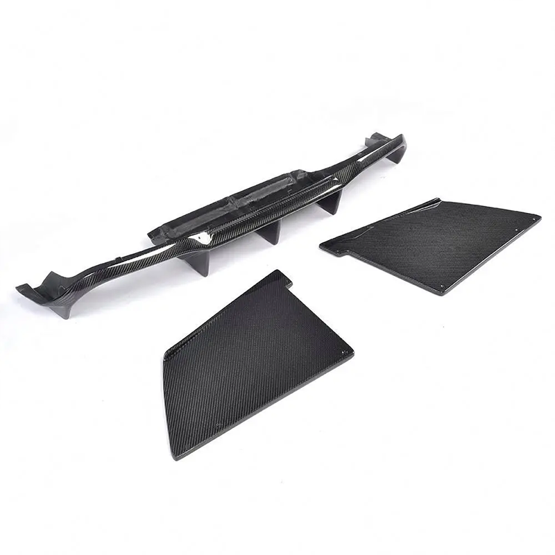 BMW F87 M2 4-Piece Dry Carbon Fiber Rear Bumper Diffuser