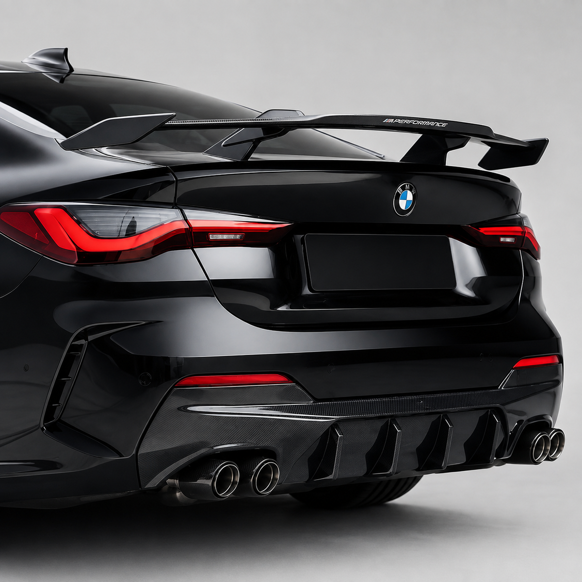 BMW G22 G23 4 Series Dry Carbon Fiber Rear Diffuser