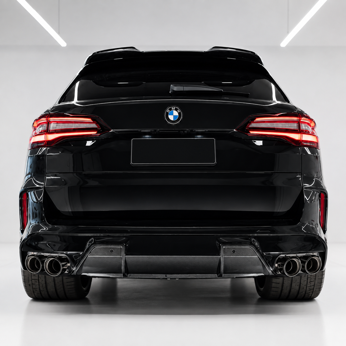 BMW X5M F95 / X6M F96 MP Style Dry Carbon Fiber Rear Diffuser