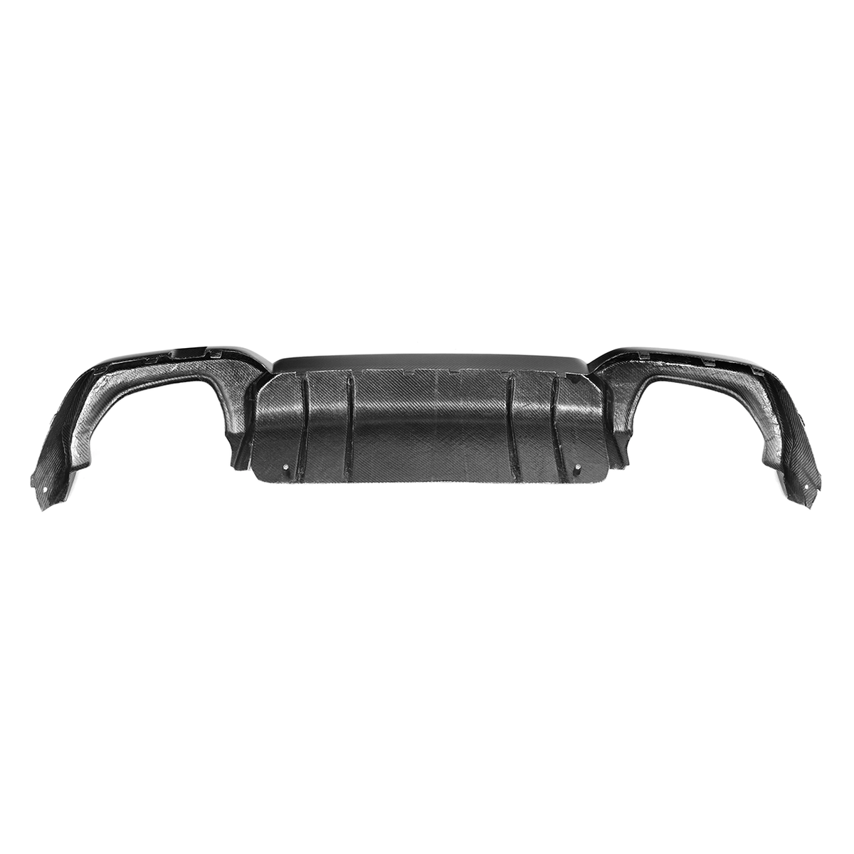 BMW G20 3 Series AO Style Dry Carbon Fiber Rear Diffuser Splitters (2019–2023)