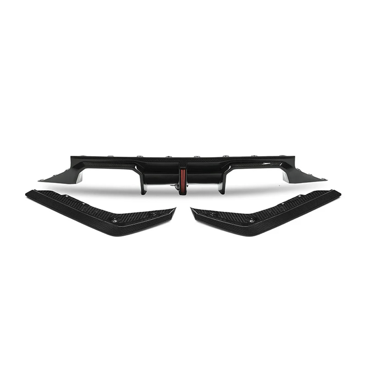 BMW G87 M2 TR Style Dry Carbon Fiber Rear Diffuser with LED Lights