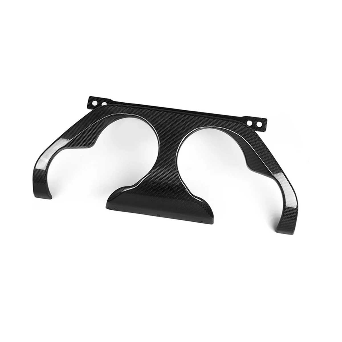 BMW G87 M2 MP Style Gloss Carbon Fiber Rear Bumper Lower Diffuser Middle Trim