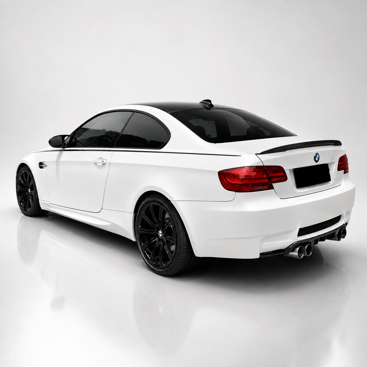 BMW E92 3 Series / M3 P Style Dry Carbon Fiber Rear Wing Spoiler
