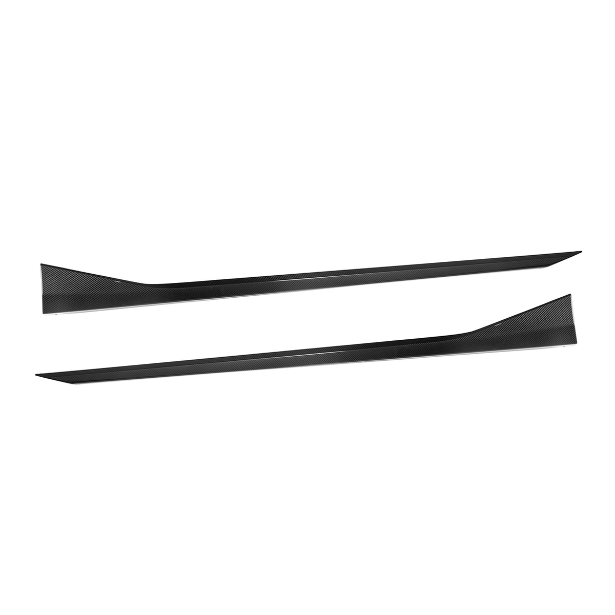 BMW G90 G99 M5 MP Style Dry Carbon Fiber Side Skirt Extensions