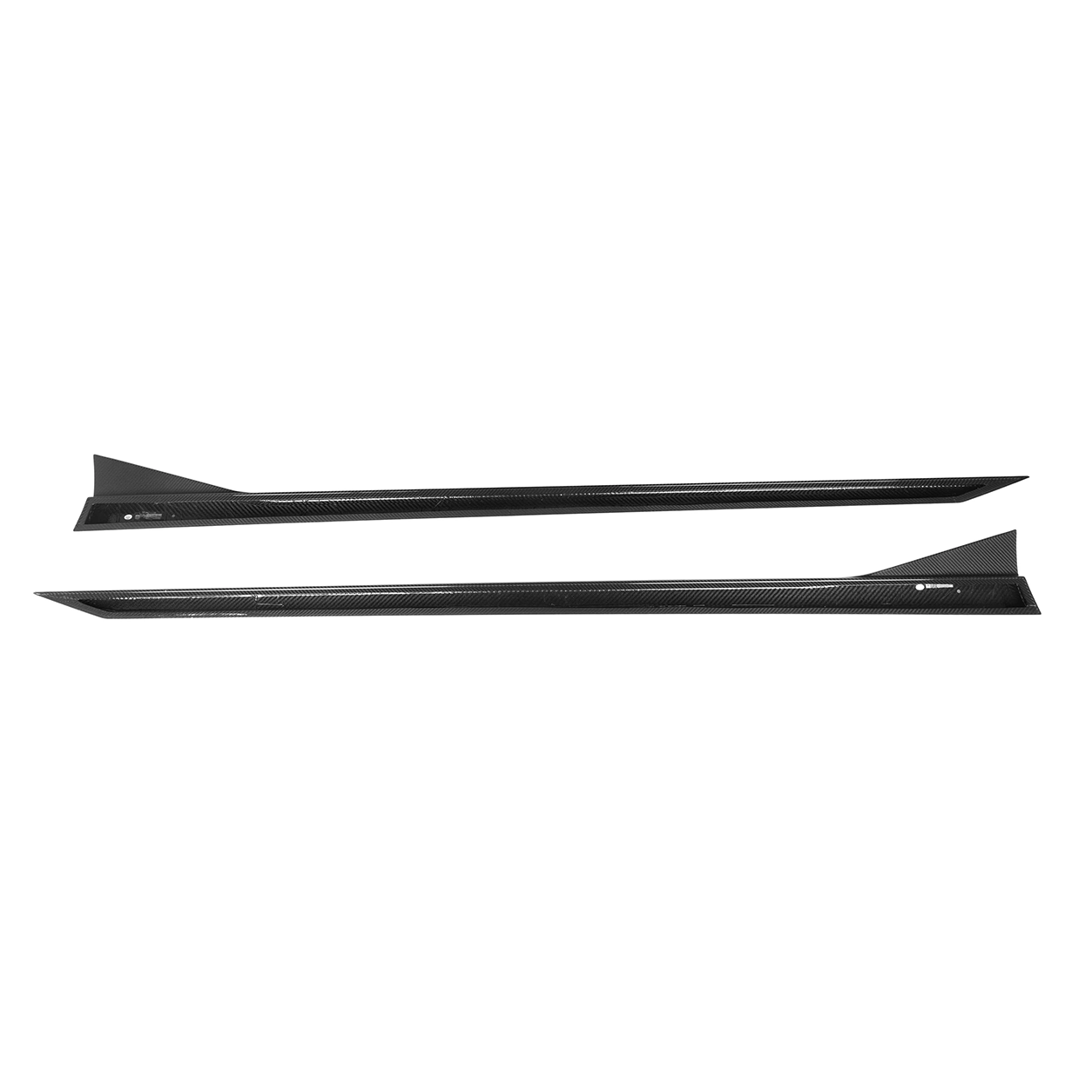 BMW G90 G99 M5 MP Style Dry Carbon Fiber Side Skirt Extensions