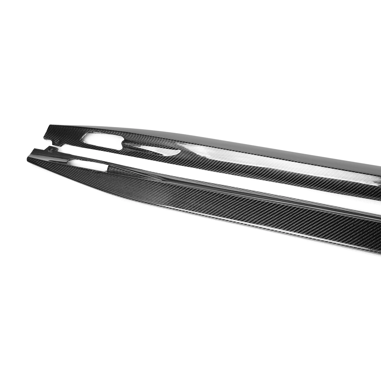 BMW G20 3 Series AO Style Dry Carbon Fiber Side Skirt Extensions