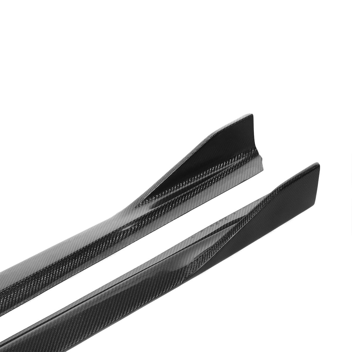 BMW G20 3 Series AO Style Dry Carbon Fiber Side Skirt Extensions