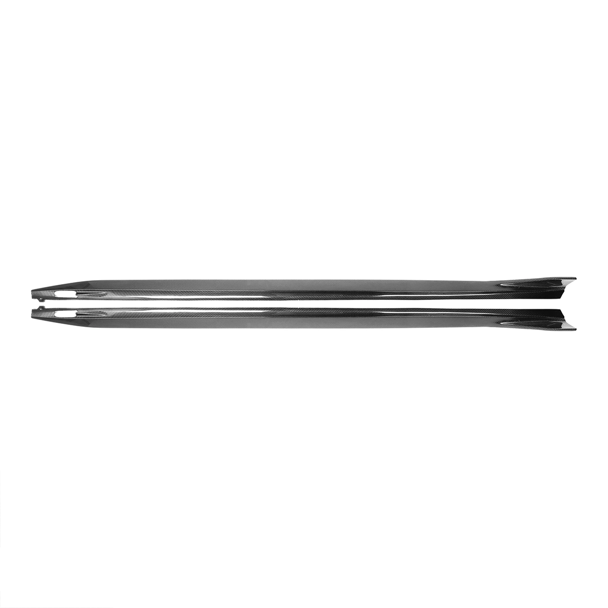 BMW G20 3 Series AO Style Dry Carbon Fiber Side Skirt Extensions