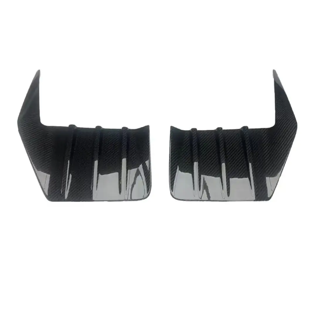 BMW G87 M2 Dry Carbon Fiber Rear Bumper Air Duct Vent Trim